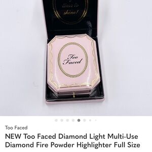 NEW Too Faced Diamond Light Multi-Use Diamond Fire Powder Highlighter Full Size